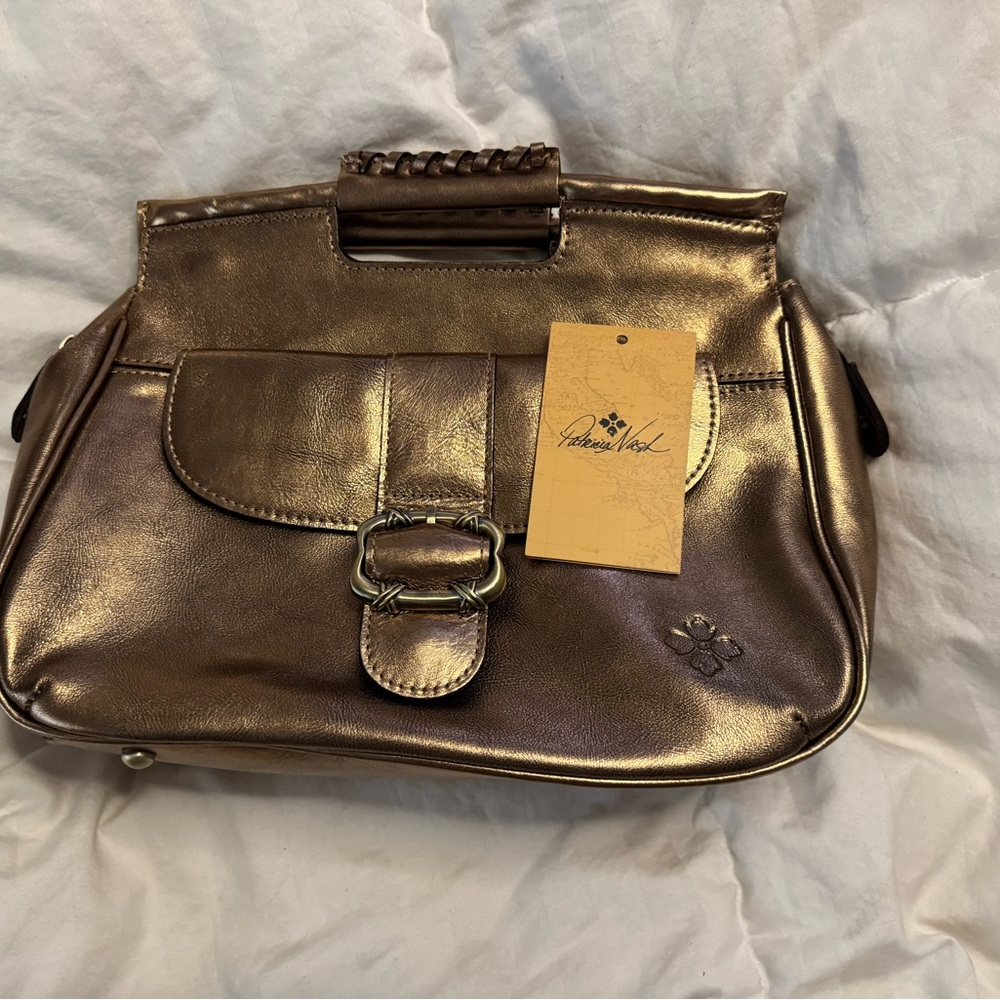 Patricia Nash Ovodda Leather Satchel